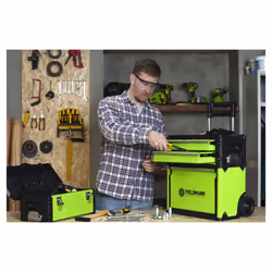 Fieldmann FDN 4150 small parts/tool box Metal Black, Green - Additional view 5