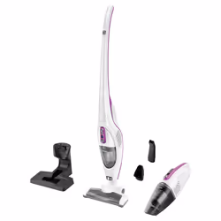 Sencor SVC 7814VT, 2-in-1 stick vacuum, Bagless, Black, White, Dry, HEPA, Cyclonic