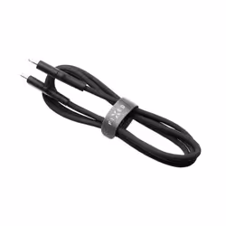 FIXED Liquid Silicone Cable USB-C/USB-C, 1,2m, 60W, black - Additional view 4