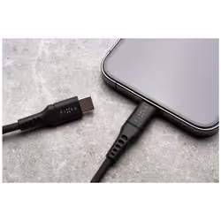 FIXED Liquid Silicone Cable USB-C/USB-C, 1,2m, 60W, black - Additional view 7