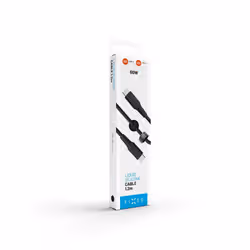 FIXED Liquid Silicone Cable USB-C/USB-C, 1,2m, 60W, black - Additional view 8