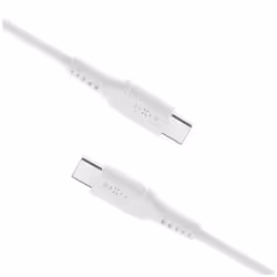 FIXED Liquid Silicone Cable USB-C/USB-C, 1,2m, 60W, white - Additional view 2