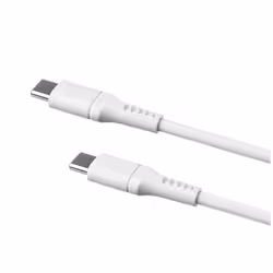 FIXED Liquid Silicone Cable USB-C/USB-C, 1,2m, 60W, white - Additional view 3