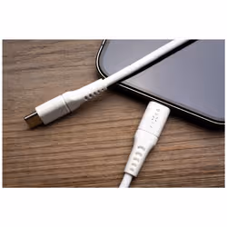 FIXED Liquid Silicone Cable USB-C/USB-C, 1,2m, 60W, white - Additional view 7