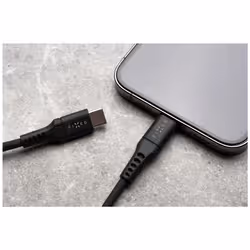 FIXED Liquid Silicone Cable USB-C/USB-C, 2m, 60W, black - Additional view 7