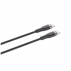 FIXED Braided Cable USB-C/USB-C, 1,2m, 100W, black - Additional view 2