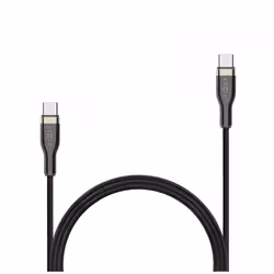 FIXED Braided Cable USB-C/USB-C, 1,2m, 100W, black - Additional view 5