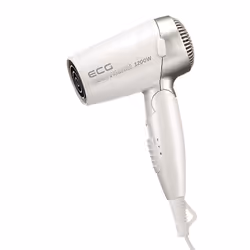ECG VV 1200 travel S, Silver, White, Plastic, Hanging loop, 1.75 m, Slider, 1200 W