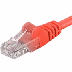 PremiumCord Patch kabel UTP Cat5e 1m červená, 1 m, Cat5e, U/UTP (UTP), RJ-45, RJ-45, Red