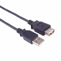 PremiumCord KUPAA5BK, 5 m, USB A, USB A, USB 2.0, 0.48 Gbit/s, Black