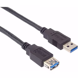 PremiumCord KU3PAA3BK, 3 m, USB A, USB A, USB 3.2 Gen 1 (3.1 Gen 1), 5 Gbit/s, Black