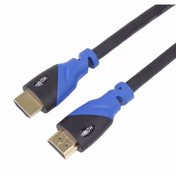 PremiumCord Ultra HDTV z kabel HDMI2.0 5m, 5 m, HDMI Type A (Standard), HDMI Type A (Standard), 18 Gbit/s, Black, Blue