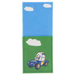Car Motif Felt Cutlery Cover - Encourages independent eating
