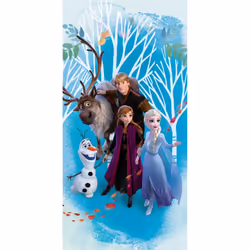 Disney Frozen Bath Beach towel 140 x 70 cm 100% Cotton - Anna & Elsa