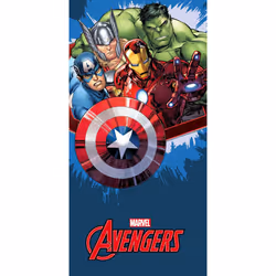 Marvel Avengers Beach Bath Towel 70 x 140 cm 100% COTTON Thor Hulk Cap