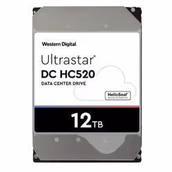 Western Digital Ultrastar DC HC520, 12 TB, 7200 RPM, 256 MB, 3.5", SAS