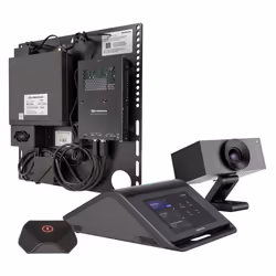 The UC-MX70-T Crestron Flex advanced tabletop conferencing system provides a large room video conference solution for use wit ...