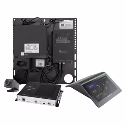 The UC-MMX30-T-I Crestron Flex tabletop conferencing system provides a small room video conference solution for use with Micr ...