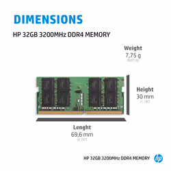 HP 32 GB 3200MHz DDR4 memory module - Additional view 4