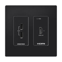 Crestron HD-RXU-4KZ-101-2G-B AV extender AV receiver Black