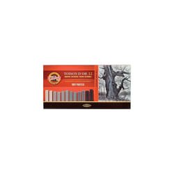 KOH-I-NOOR TOISON D'OR 8592 Artist's Soft Pastels - Grey (Pack of 12)