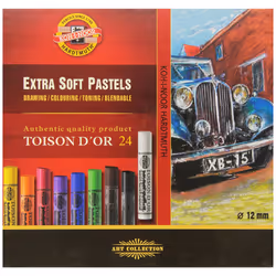 KOH-I-NOOR Extra Soft Pastels Set/24 (FA8554)