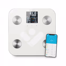 TrueLife TLFSW6BT, Electronic personal scale, 180 kg, 100 g, White, kg, Square