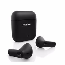 Niceboy HIVE Beans Black, Wireless, Calls/Music, 20 - 20000 Hz, Headphones, Black