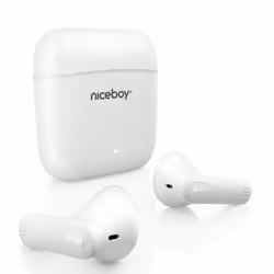 Niceboy HIVE Beans White Headphones Wireless In-ear Calls/Music Bluetooth