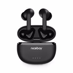 Niceboy PINSANC3POWB, Wireless, Calls/Music/Sport/Everyday, 20 - 20000 Hz, Headset, Black