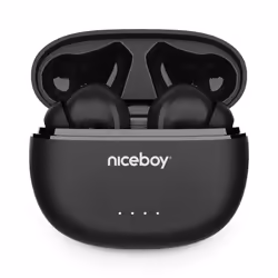 Niceboy PINSANC3POWB headphones/headset Wireless In-ear Calls/Music/Sport/Everyday Bluetooth Black