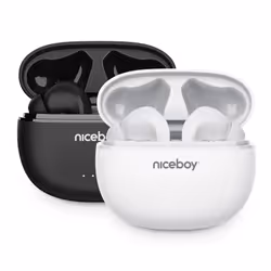 Niceboy PINSANC3POWB headphones/headset Wireless In-ear Calls/Music/Sport/Everyday Bluetooth Black