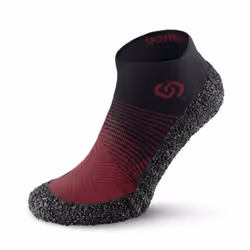 Skinners Technologies Comfort 2.0, Sneaker socks, Black, Burgundy, Adult, Unisex, 40-41, Ankle length