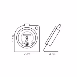 Tescoma 636154 kitchen appliance thermometer Analog 50 - 300 °C Stainless steel