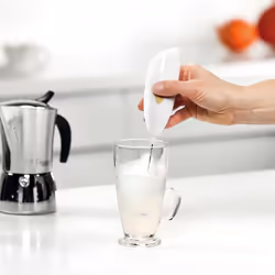 Tescoma 420714 milk frother/warmer Handheld electric White