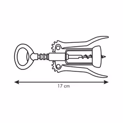 Tescoma 420244.20 corkscrew Wing corkscrew Chrome, Red