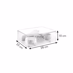 Tescoma 891828 food storage container Rectangular Box Transparent, White 1 pc(s)
