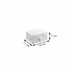 Tescoma 891830 food storage container Rectangular Box Transparent, White 1 pc(s) - Additional view 5