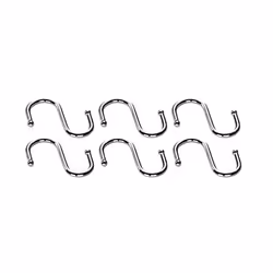 Tescoma 900082, Indoor, Kitchen hook, Stainless steel, Metal, 70 mm, 6 pc(s)