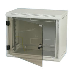 Triton Delta B4S 19" Rack Wall-mount 12U/400 glass door Wall mounted rack Grey