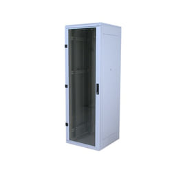 Triton 19" Delta S rack 22U/600x600, glass grey Freestanding rack
