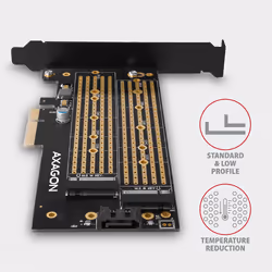 Axagon PCEM2-D interface cards/adapter Internal M.2, SATA - Additional view 4