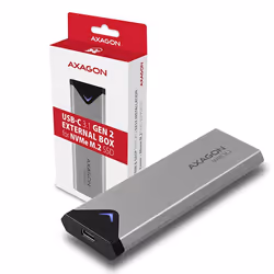 Axagon EEM2-UG2 storage drive enclosure SSD enclosure Black, Grey M.2 - Additional view 8