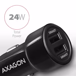Axagon PWC-5V5 mobile device charger Mobile phone, Smartphone, Tablet, Universal Black Cigar lighter Fast charging Auto