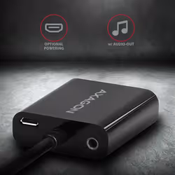 Axagon RVH-VGAN video cable adapter 0.15 m HDMI Type A (Standard) VGA (D-Sub) Black - Additional view 3
