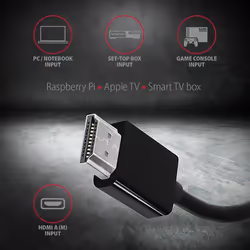 Axagon RVH-VGAN video cable adapter 0.15 m HDMI Type A (Standard) VGA (D-Sub) Black - Additional view 4