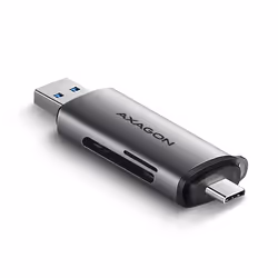 Axagon CRE-SAC, MMC, MMC Mobile, MMCmicro, MicroSD (TransFlash), MicroSDHC, MicroSDXC, MiniSD, RS-MMC, SD, SDHC,..., Grey, 50 ...