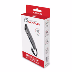 Axagon HMC-5G2 laptop dock/port replicator Wired USB 3.2 Gen 2 (3.1 Gen 2) Type-C Grey - Additional view 2