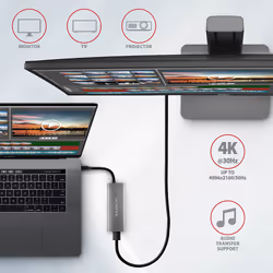 Axagon HMC-5G2 laptop dock/port replicator Wired USB 3.2 Gen 2 (3.1 Gen 2) Type-C Grey - Additional view 6