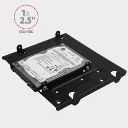 Axagon RHD-435 mounting kit Black Metal